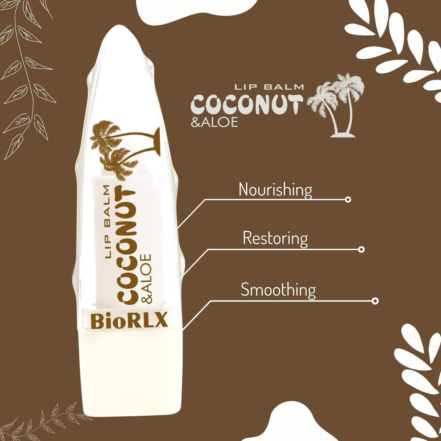 BioRLX Coconut with Aloe Vera Lip Balm
