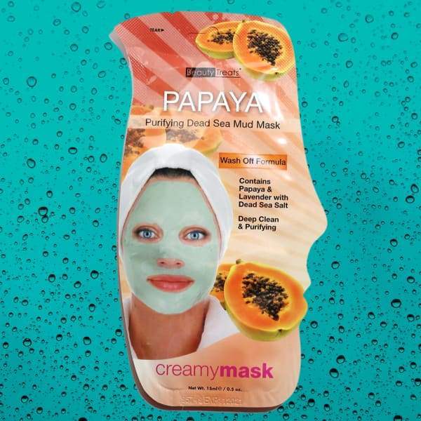 BEAUTY TREATS Papaya Purifying Dead Sea Mud Mask - Papaya