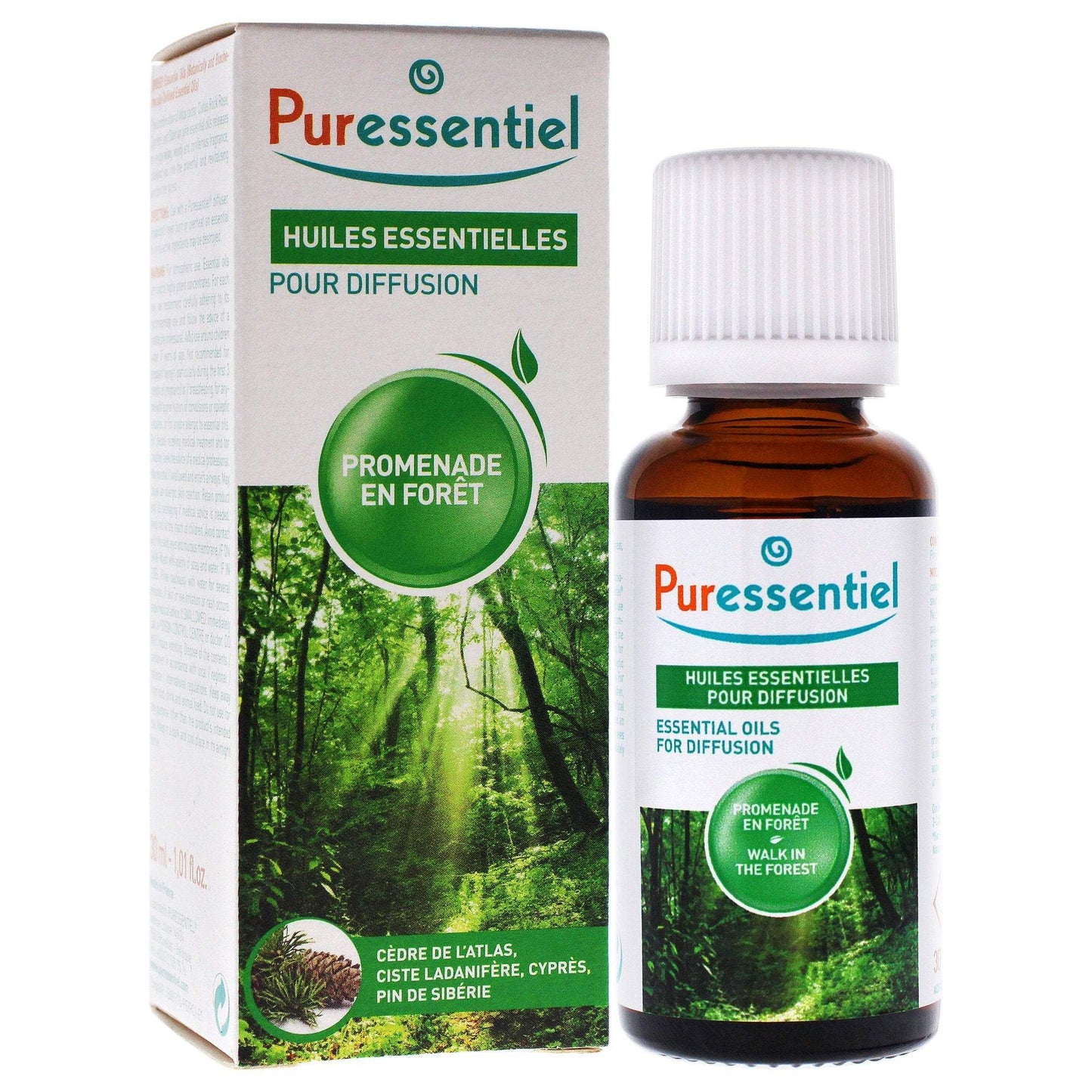Diffusion Essential Oil - Walk In the Forest Blend by Puressentiel for Unisex - 1.01 oz Oil