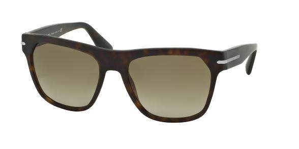 Prada SPR 03R HAQ-1X1 - Matte Havana-Brown Gradient by Prada for Men - 55-18-145 mm Sunglasses