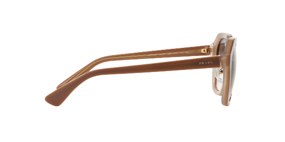 Prada SPR 25R UEC-4K0 - Opal Powder-Pink-Opal Powder-Pink Gradient Grey by Prada for Women - 55-21-140 mm Sunglasses