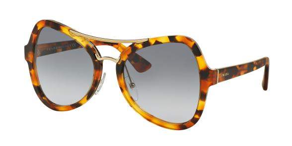 Prada SPR 18S UF3-4R2 - Spotted Havana-Blue Gradient by Prada for Women - 55-20-135 mm Sunglasses
