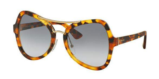 Prada SPR 18S UF3-4R2 - Spotted Havana-Blue Gradient by Prada for Women - 55-20-135 mm Sunglasses