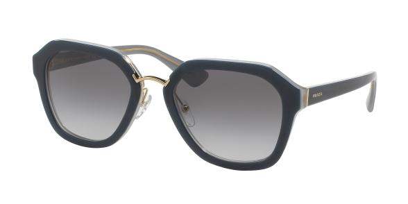Prada SPR 25R UEE-3E2 - Opal Grey Azure-Grey Gradient by Prada for Women - 55-21-140 mm Sunglasses