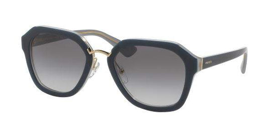 Prada SPR 25R UEE-3E2 - Opal Grey Azure-Grey Gradient by Prada for Women - 55-21-140 mm Sunglasses