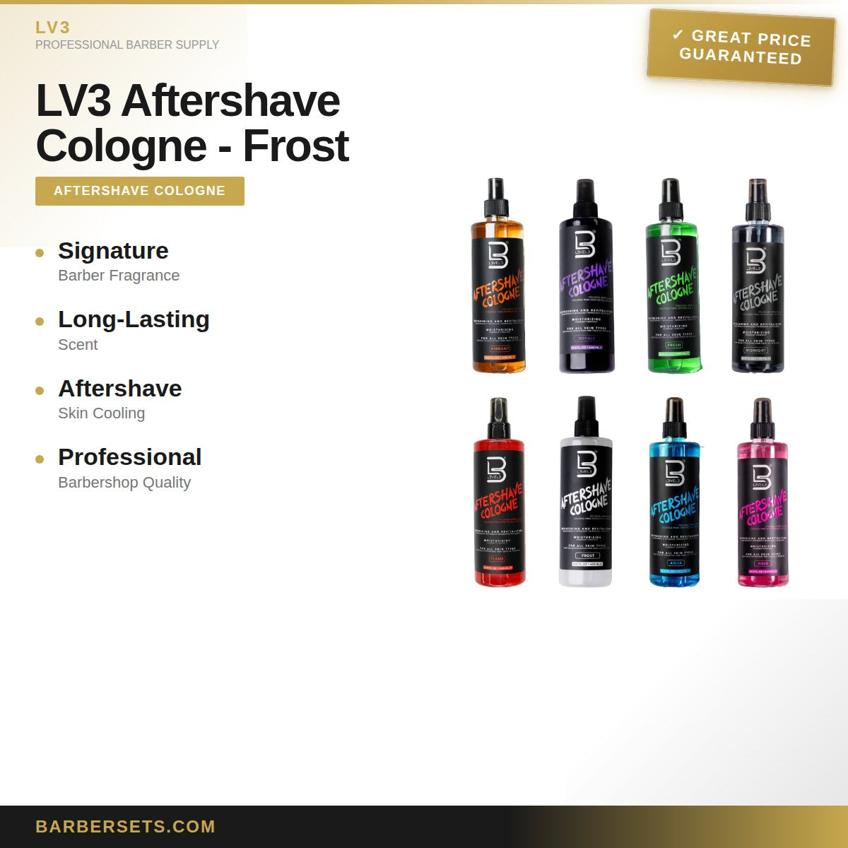 LV3 Aftershave Cologne - Frost 400ml