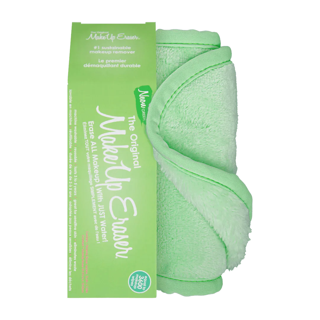 Makeup Remover Cloth - Neon Green by MakeUp Eraser for Women - 1 Pc Cloth