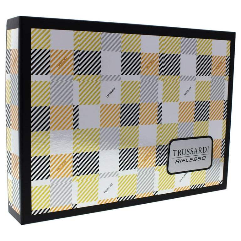Trussardi Riflesso by Trussardi for Men - 3 Pc Gift Set 3.4oz EDT Spray, 6.8oz Shampoo and Shower Gel, 3.4oz Deodorant Spray