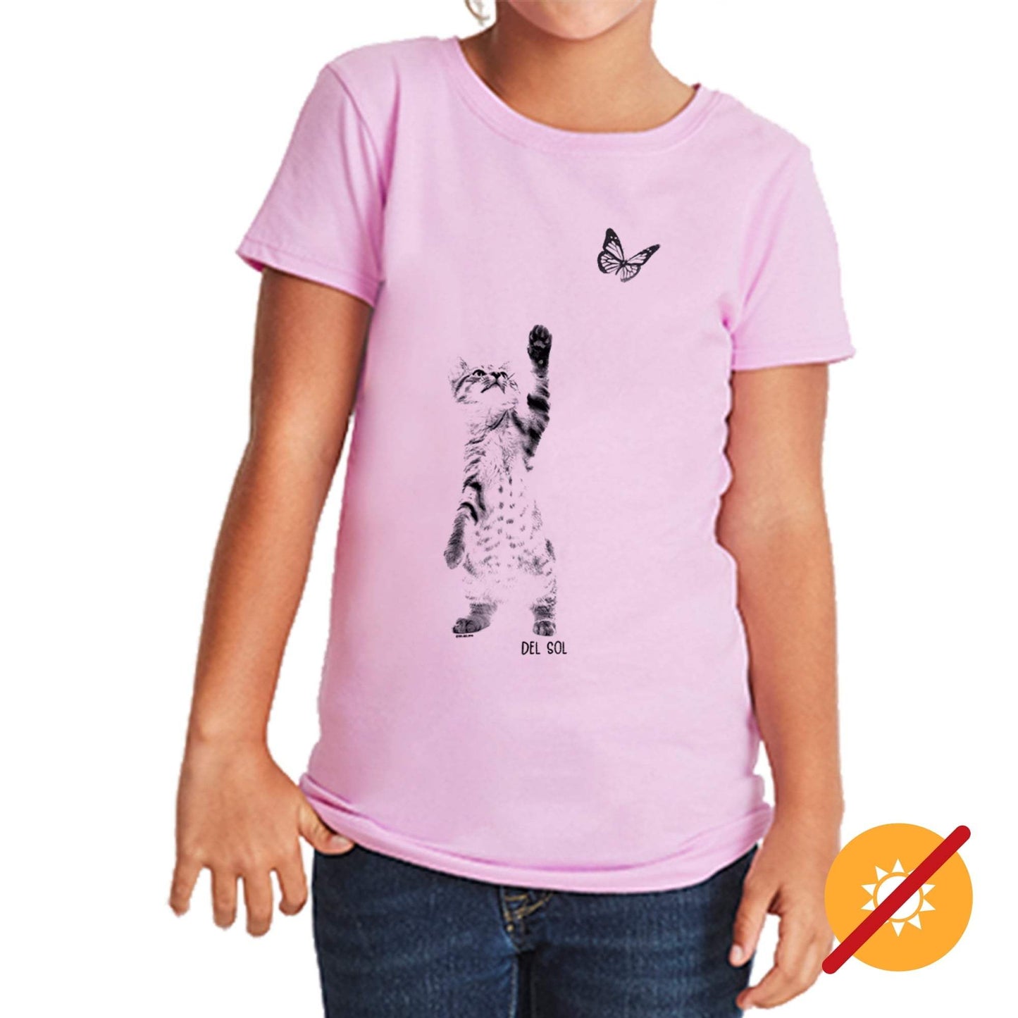 Girls Crew Tee - Super Awesome - Lilac by DelSol for Women - 1 Pc T-Shirt (YM)