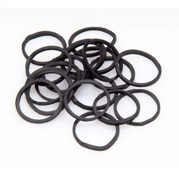 Diane Rubber Bands Black 500-Pack
