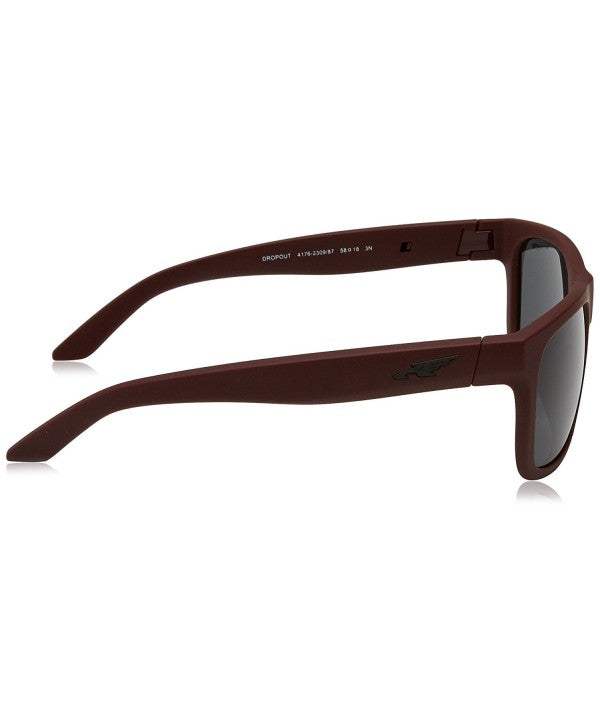 Arnette AN 4176 2309-87 Dropout - Fuzzy Burgundy-Gray by Arnette for Unisex - 58-18-135 mm Sunglasses