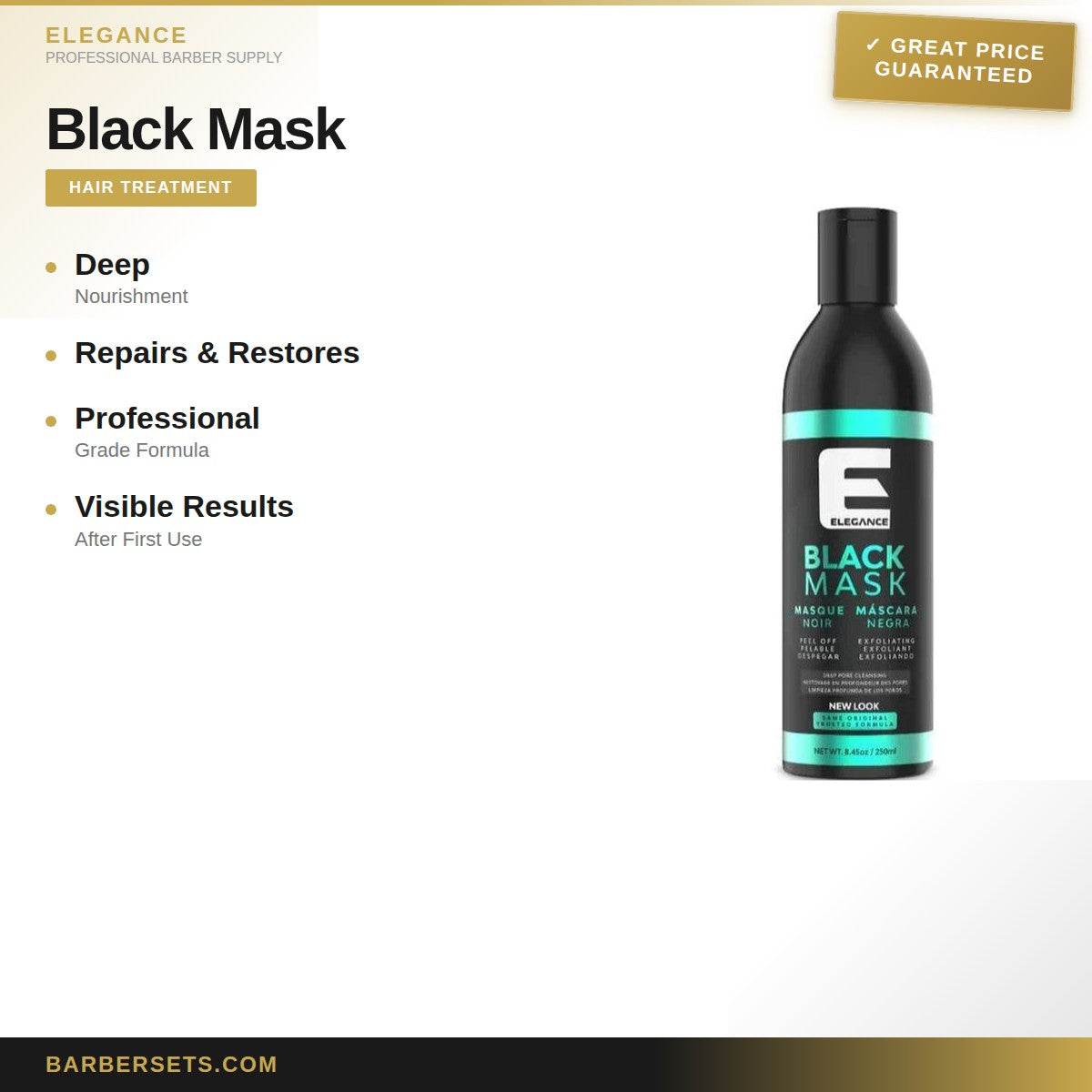 Elegance Black Mask 250ml