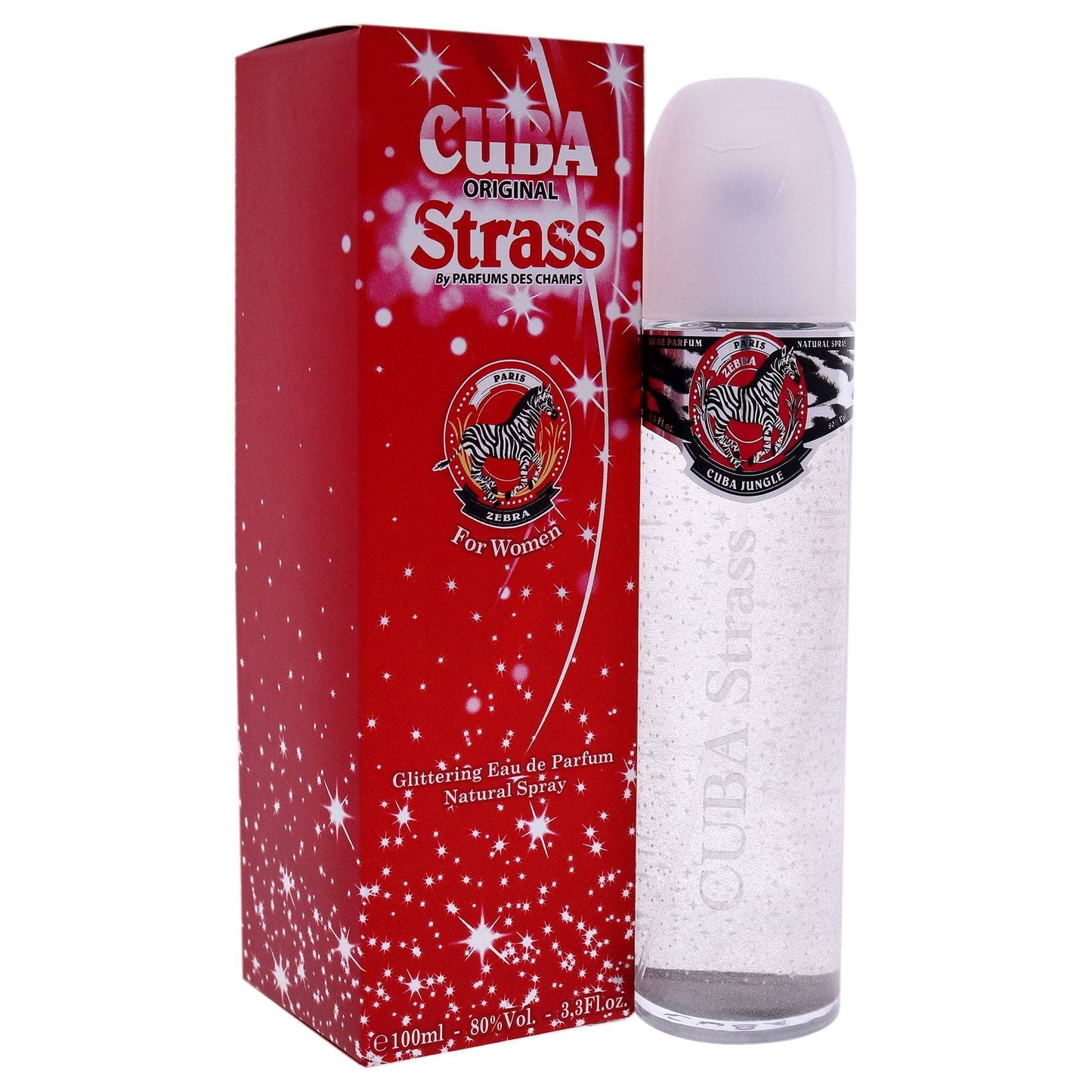 Cuba Strass Zebra by Cuba for Women - 3.3 oz EDP Spray