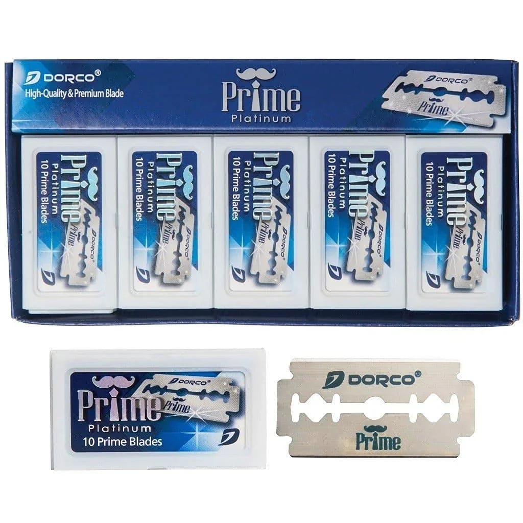 Dorco Prime Double Edge Razor Blades - 100ct