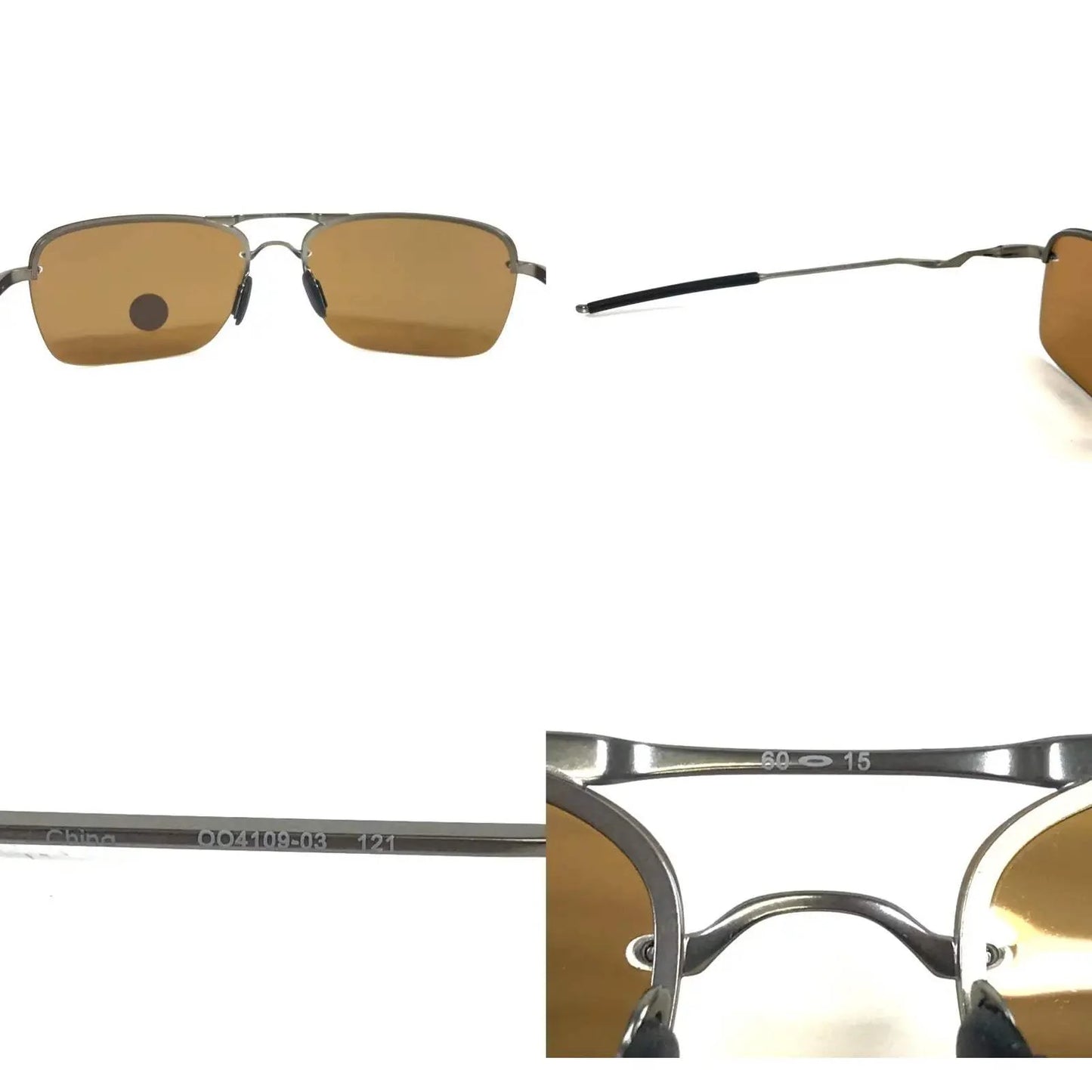 Oakley Tailback OO4109-03 - Tailback Titanium-Titanium Iridium Polarized by Oakley for Men - 60-15-121 mm Sunglasses