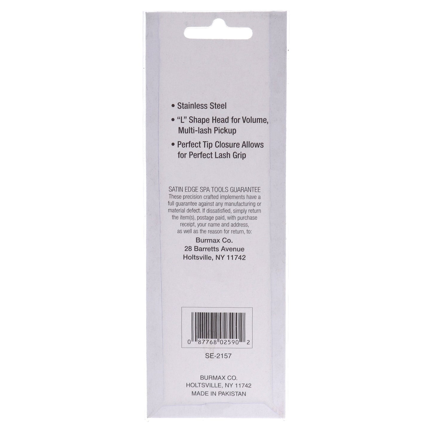 Eyelash Extension Volume Tweezer by Satin Edge for Unisex - 1 Pc Tweezer