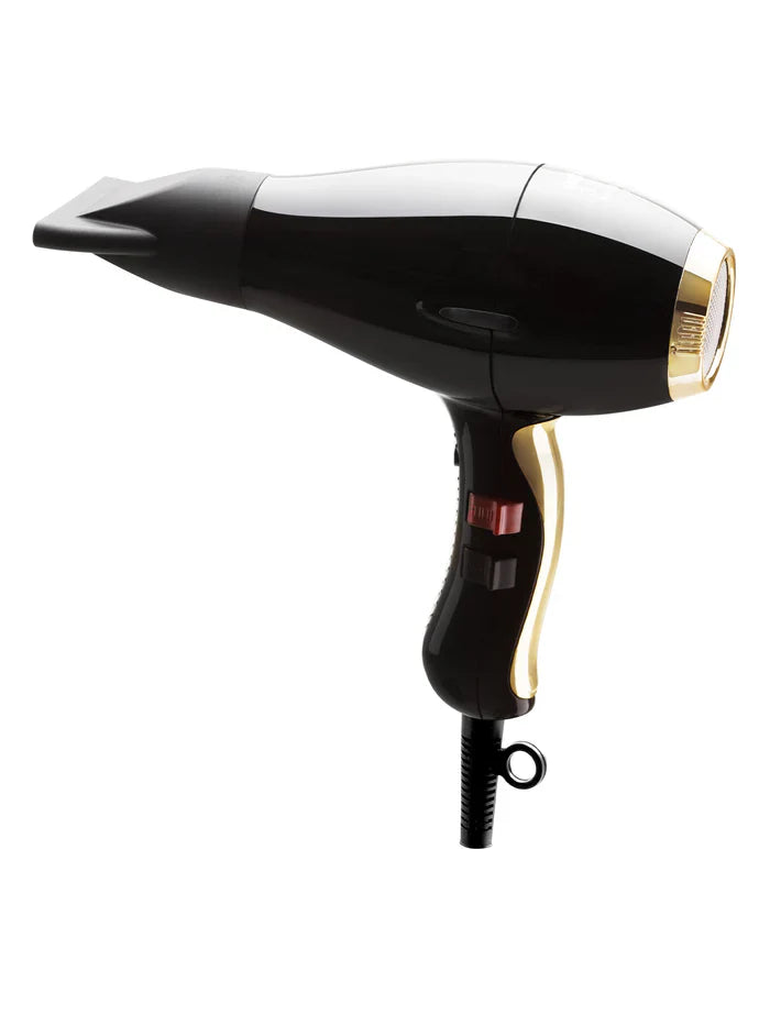 Elchim 3900 Healthy Ionic Hair Dryer - Black & Gold