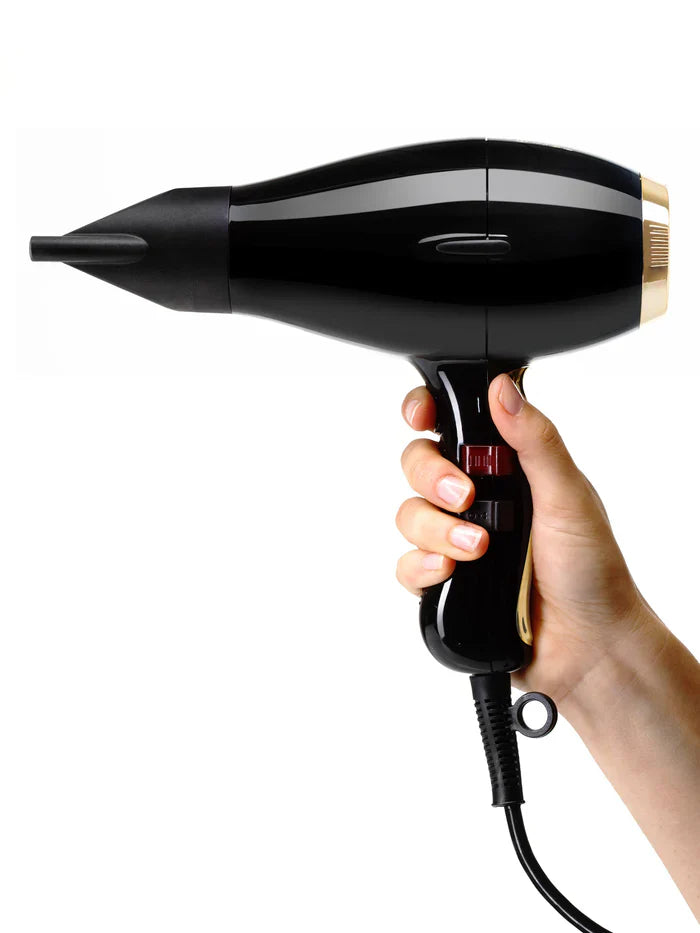 Elchim 3900 Healthy Ionic Hair Dryer - Black & Gold