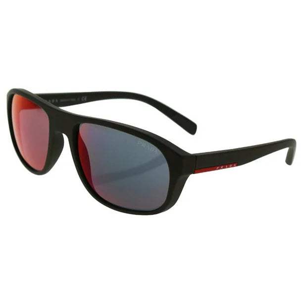 Prada SPS 01R UBW-9Q1 - Green Rubber-Grey Red by Prada for Men - 58-18-135 mm Sunglasses