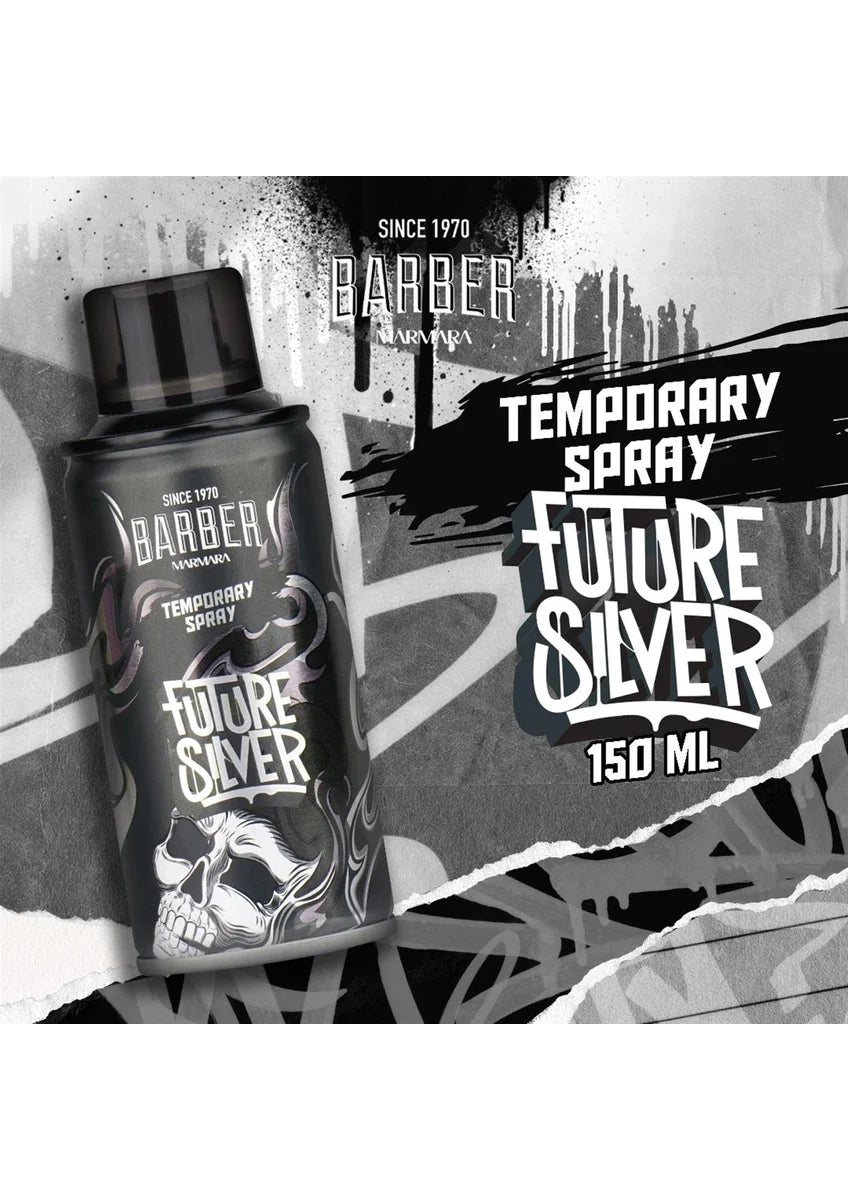 Marmara Barber Hair Color Spray - Future Silver 5.07 oz