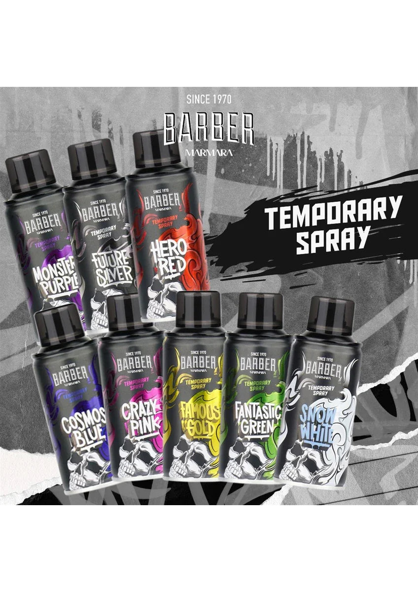 Marmara Barber Hair Color Spray - Future Silver 5.07 oz