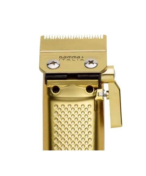 GAMMA+ Collector's Edition Golden Gun Cordless Hair Clipper with Display Showcase Gold