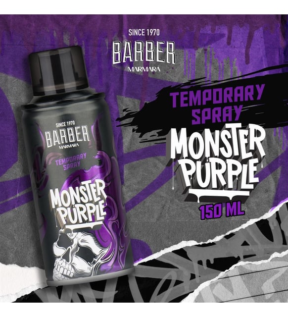 Marmara Barber Hair Color Spray - Monster Purple 5.07 oz