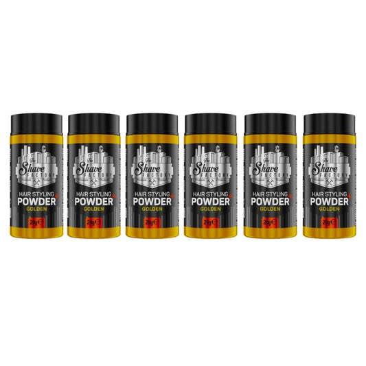 The Shave Factory Hair Styling Powder - Golden 0.7 oz - Multipack