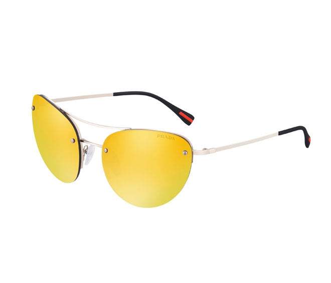 Prada SPS 51R ZVN-5NO - Gold-Orange by Prada for Unisex - 59-18-135 mm Sunglasses