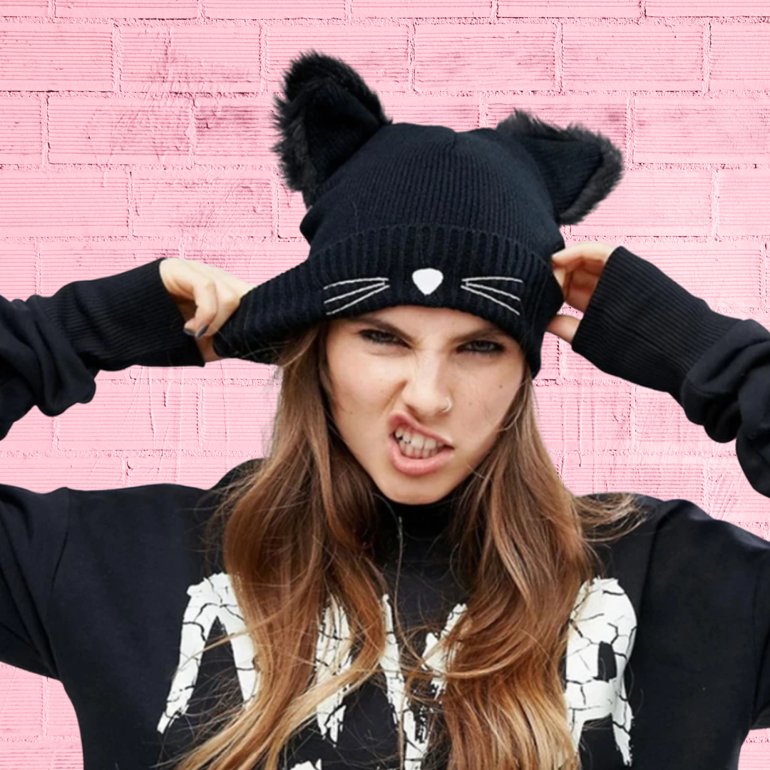 Cat Ears Knit Beanie