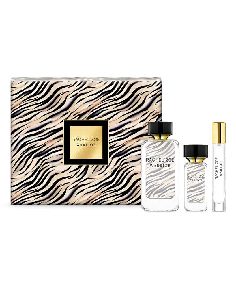 Warrior by Rachel Zoe for Women - 3 Pc Gift Set 3.4oz EDP Spray, 1oz EDP Spray, 0.34oz EDP Spray