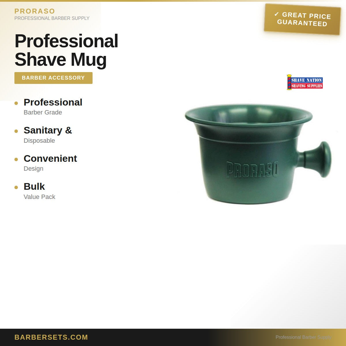 PRORASO Professional Shave Mug