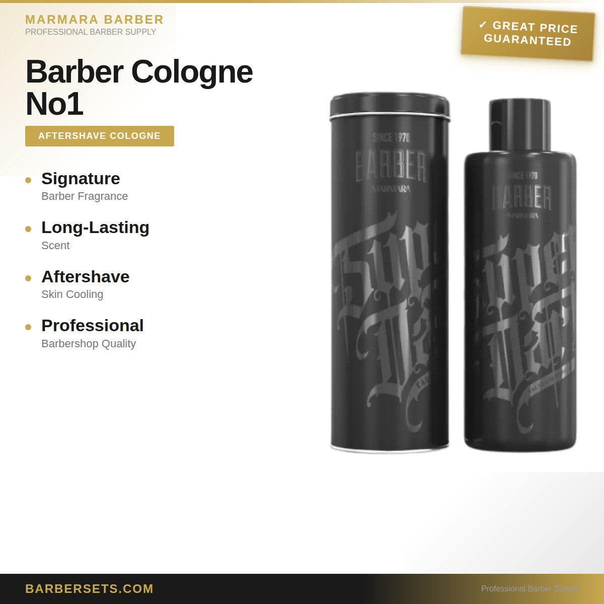 MARMARA BARBER Barber Cologne 50ml No1