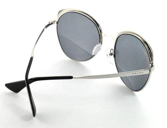 Prada SPR 54S 7AX-5Z1 - Silver-Grey Polarized by Prada for Women - 59-20-140 mm Sunglasses