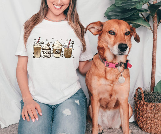 Dog Mama shirt 100% Cotton T-shirt High Quality