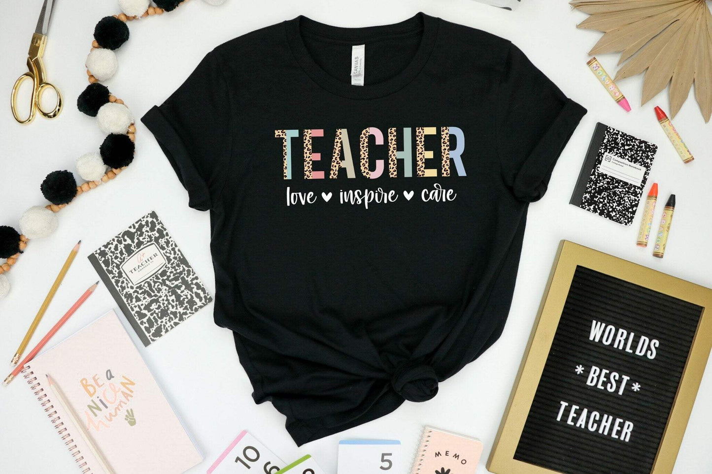Leopard Teacher shirt 100% Cotton T-shirt High Quality