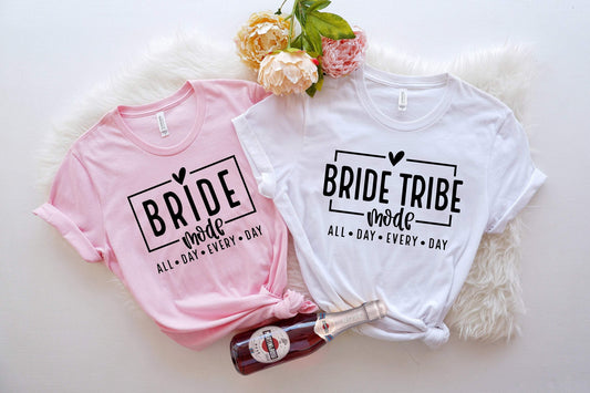 Bride Mode shirt 100% Cotton T-shirt High Quality