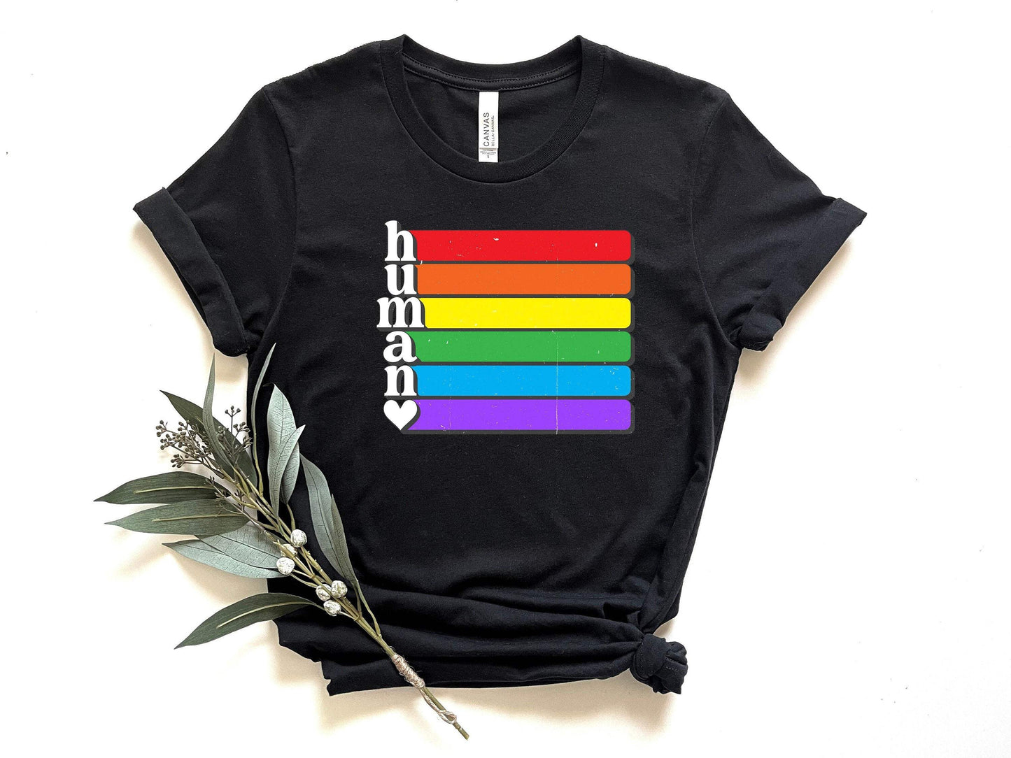 Pride Human shirt 100% Cotton T-shirt High Quality