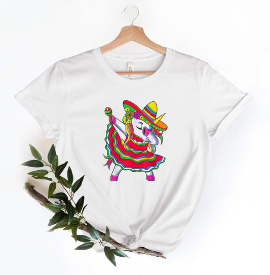 Mexican Unicorn shirt 100% Cotton T-shirt High Quality