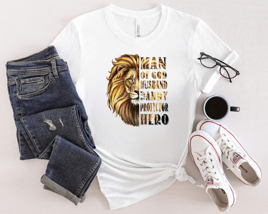 Man Of God shirt 100% Cotton T-shirt High Quality