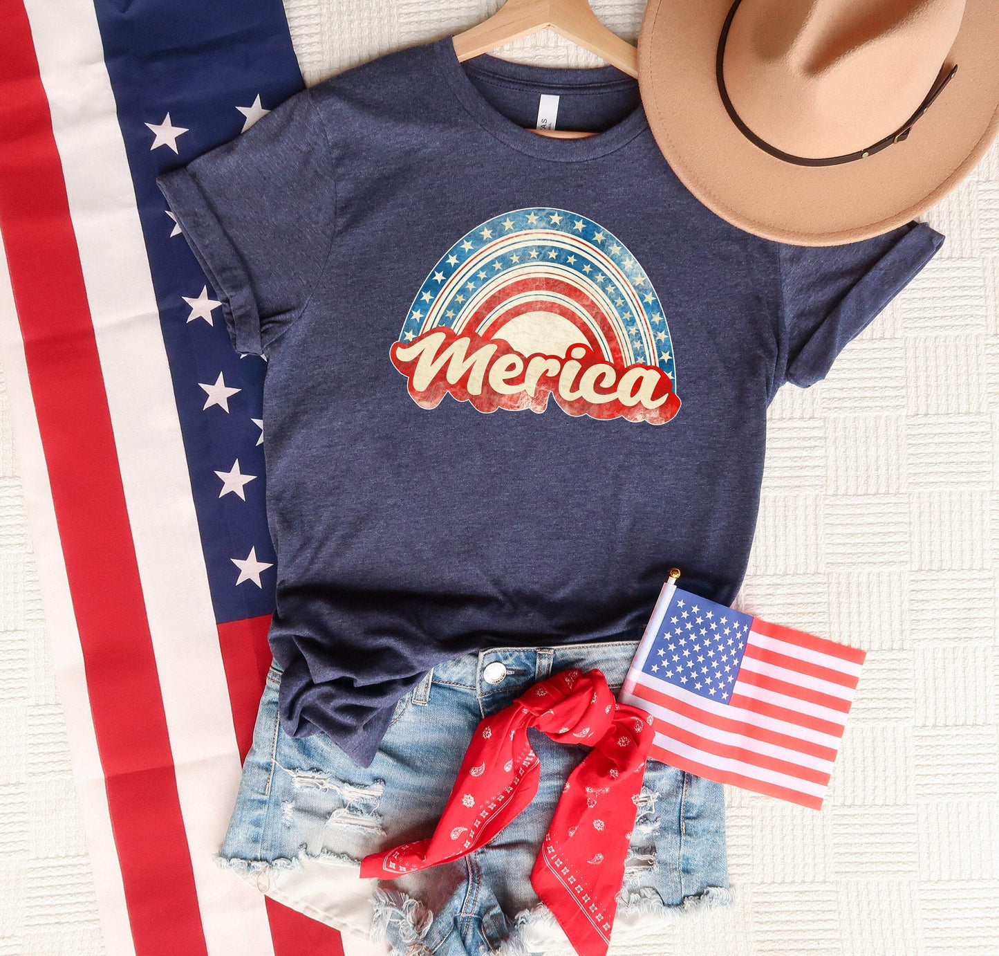 Merica shirt 100% Cotton T-shirt High Quality