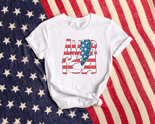 America shirt 100% Cotton T-shirt High Quality