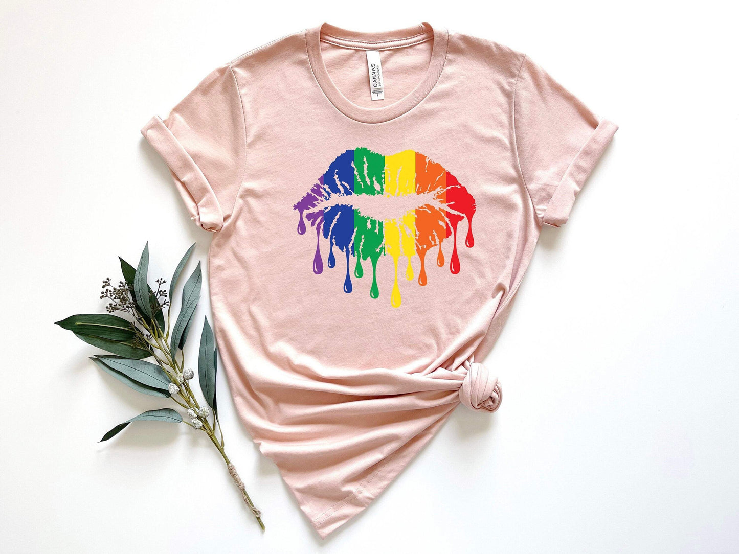 Pride Lips shirt 100% Cotton T-shirt High Quality
