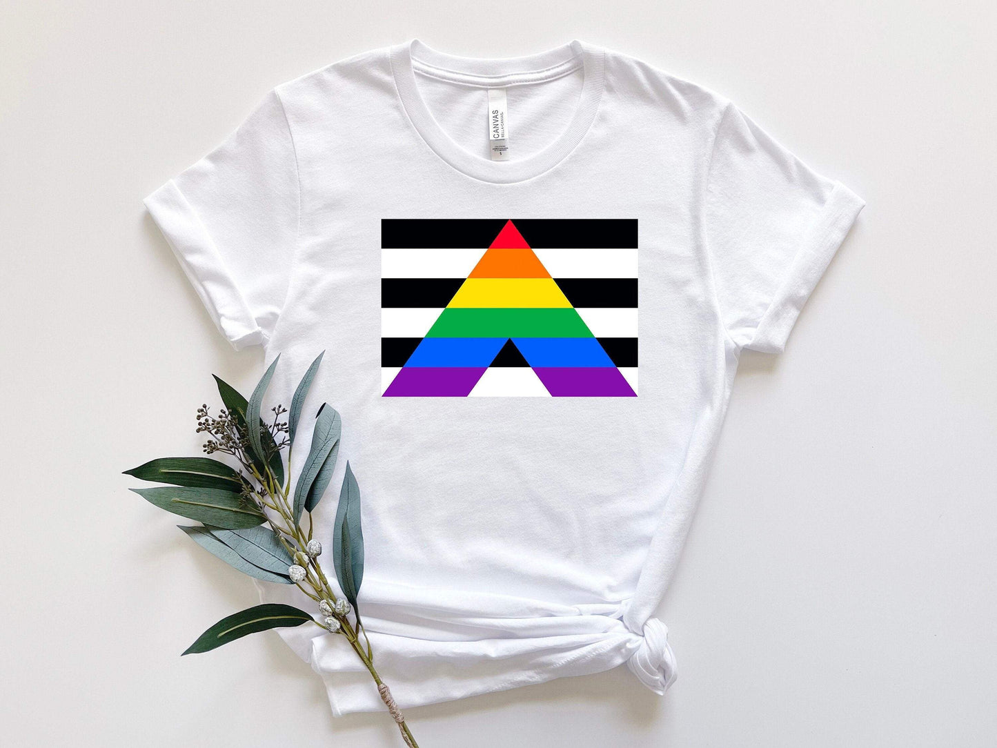 Pride Flag shirt 100% Cotton T-shirt High Quality