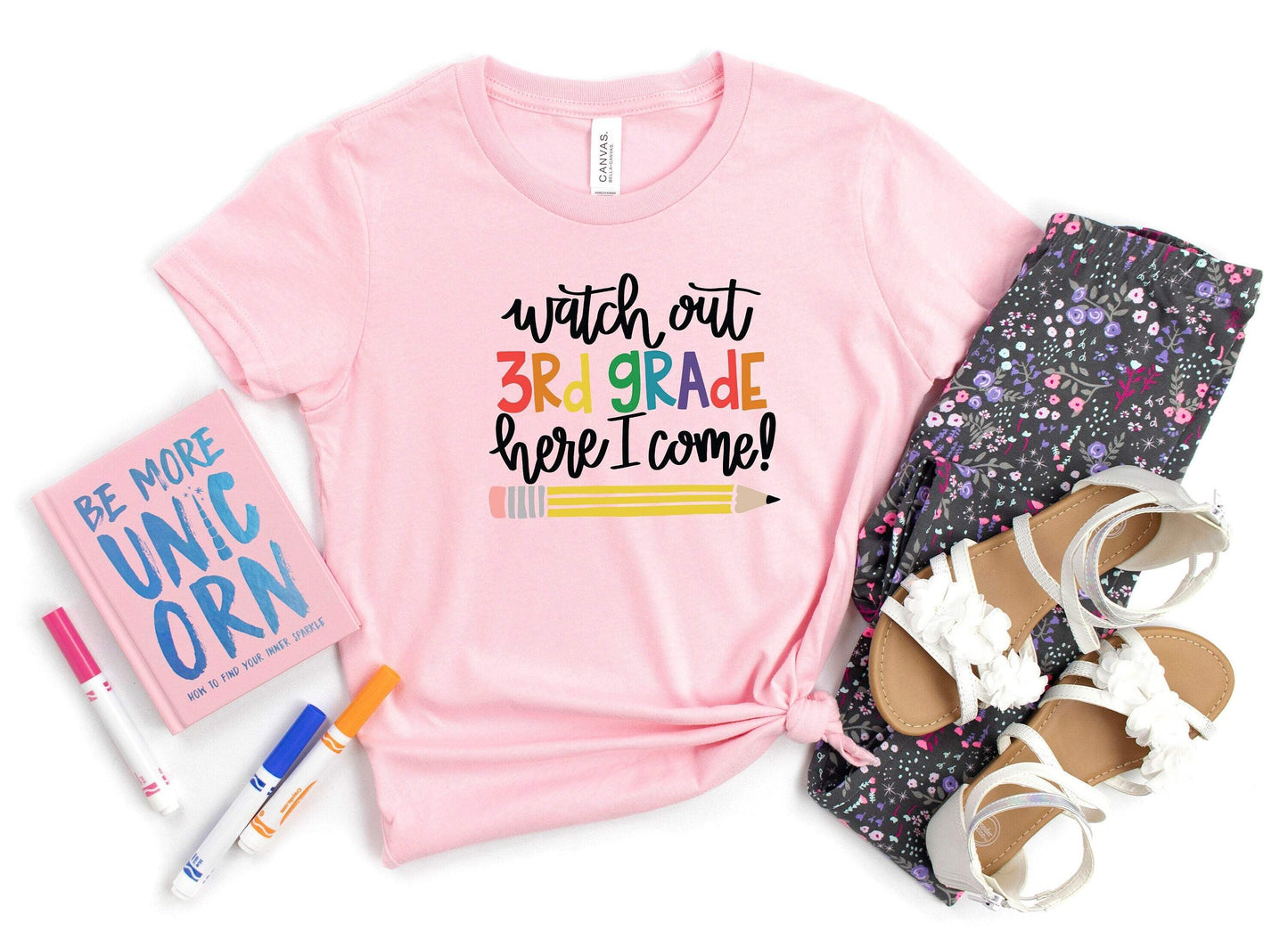 Watch Out Third Grade Here I Come shirt 100% Cotton T-shirt High Quality