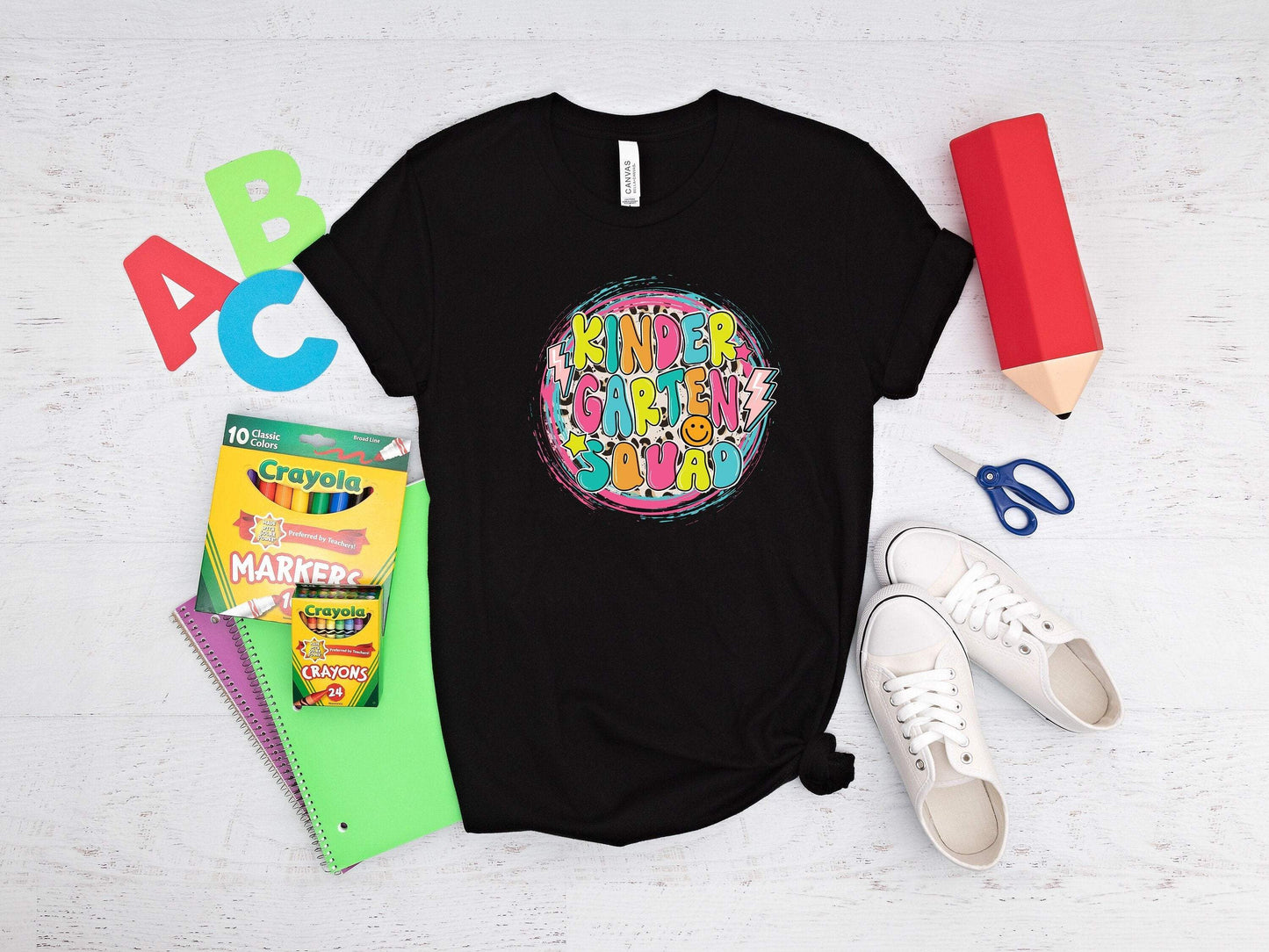 Kindergarten Squad Leopard shirt 100% Cotton T-shirt High Quality