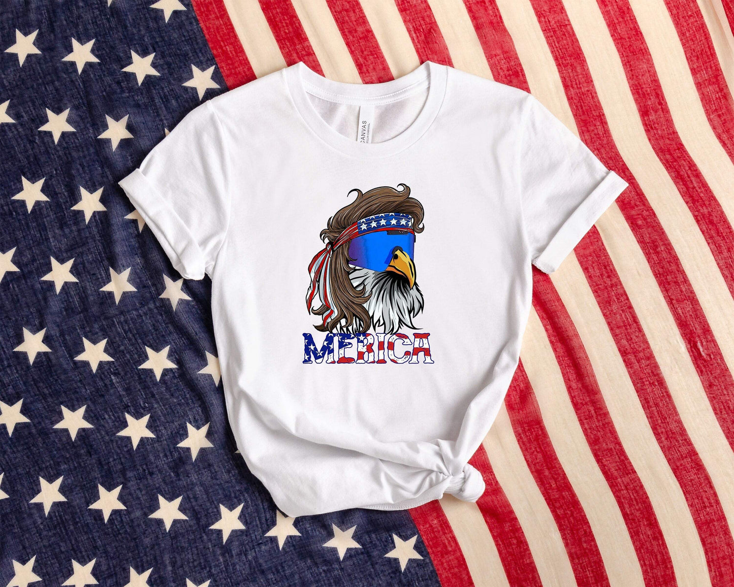 Merica Eagle shirt 100% Cotton T-shirt High Quality