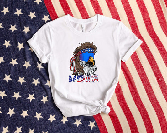 Merica Eagle shirt 100% Cotton T-shirt High Quality