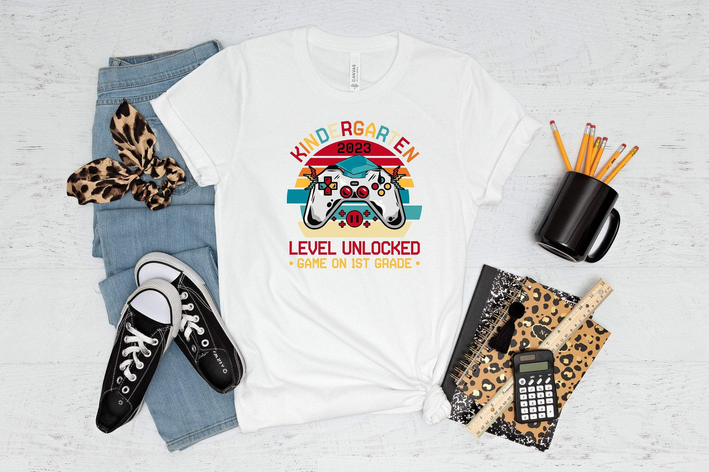 Kindergarten Level Unlocked shirt 100% Cotton T-shirt High Quality