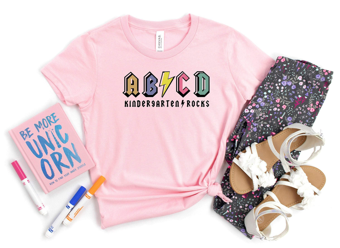 ABCD Kindergarten Rocks shirt 100% Cotton T-shirt High Quality